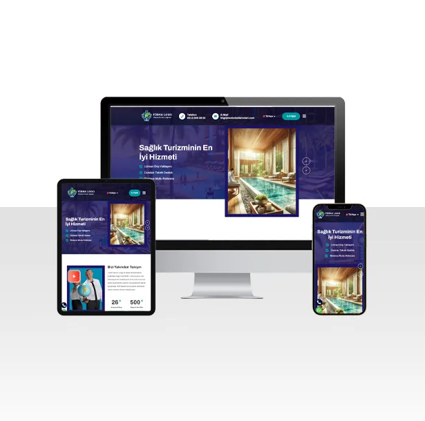 Sağlık Turizmi Hazır Web Sitesi